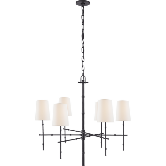 Grenol Medium Modern Bamboo Chandelier