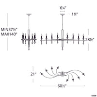 Tempest 8-Light Chandelier