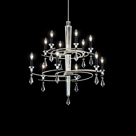 Tempest 12-Light 2-Tier Chandelier