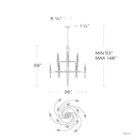 Tempest 12-Light 2-Tier Chandelier