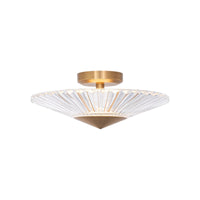 Origami 16" 1-Light LED Flush Mount