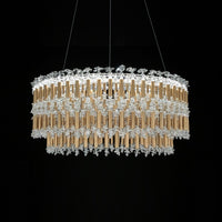 Tahitian 24.5" x 11" LED Round Pendant