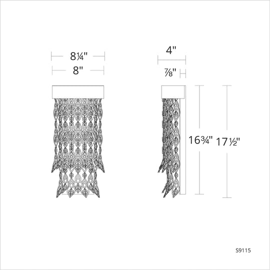 Pavona 18" Wall Sconce