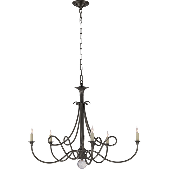 Double Twist Large Chandelier