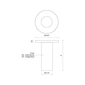 Mason 6" Semi Flush Mount