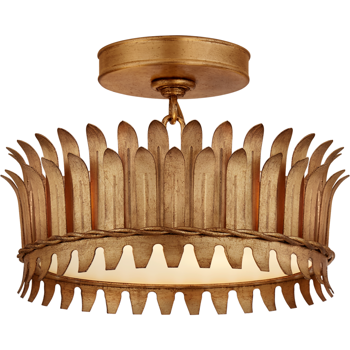 Leslie 12" Semi Flush Mount