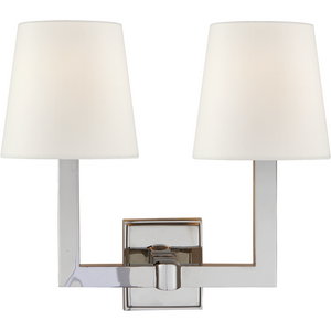 Square Tube Double Sconce