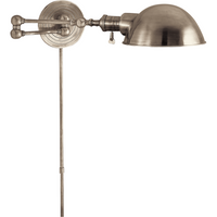 Boston Swing Arm with Dome Shade