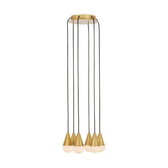 Cupola Alabaster 6-Light Chandelier