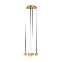 Gable Alabaster 4-Light Chandelier