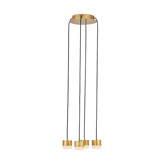 Gable Alabaster 4-Light Chandelier