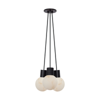 Mina Alabaster 3-Light Small Chandelier