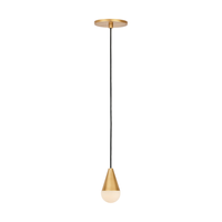 Cupola Alabaster 1-Light Pendant