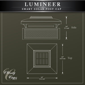 Lumineer Smart Solar Post Cap