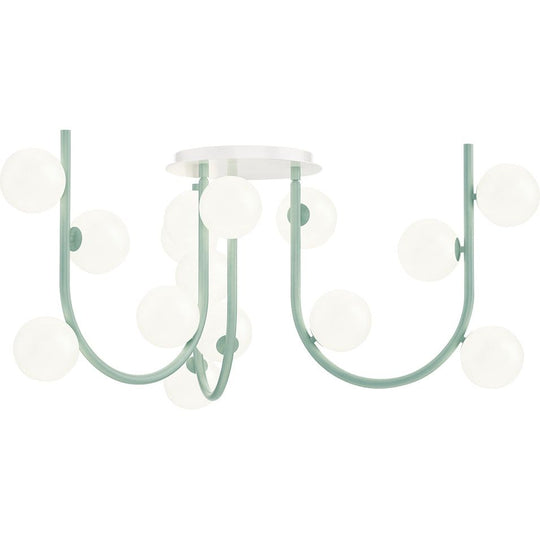 Contour MTO 18-Light Fixed Pendant