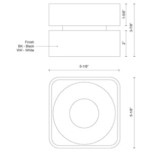 Solo 4" Flush Mount