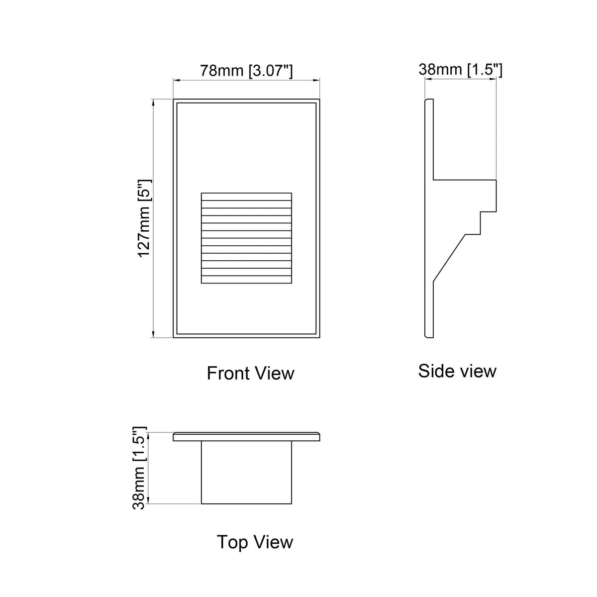 Lane LED Exterior Step Light