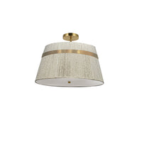 Sylvie 3-Light Semi-Flush Mount