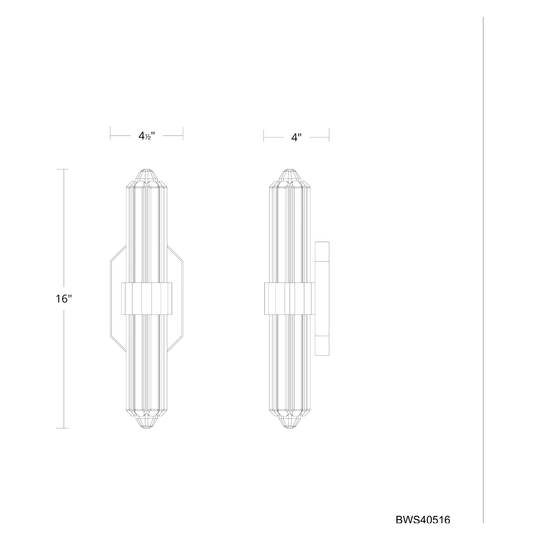 Silo 16" LED Wall Sconce