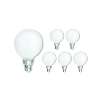 LumiGlo 2700K Candelabra LED Bulb (6-Pack)