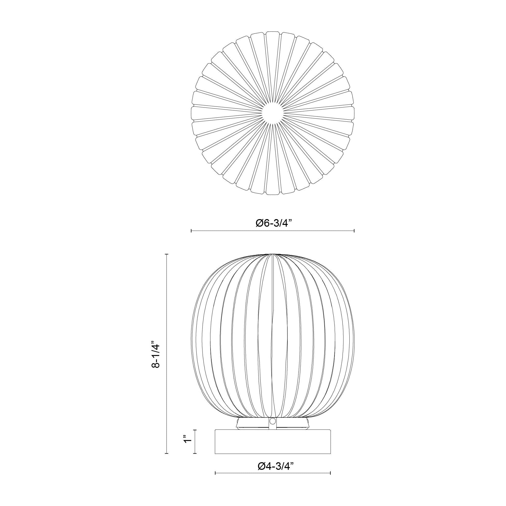 Cherise 7" Table Lamp