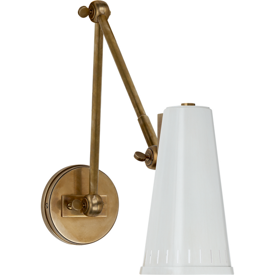 Antonio Adjustable Two Arm Wall Lamp