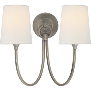 Reed Double Sconce