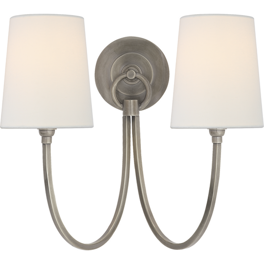Reed Double Sconce