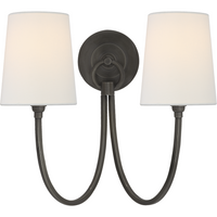 Reed Double Sconce