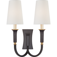 Delphia Large Double Arm Sconce