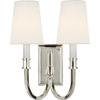 Modern Library Double Sconce