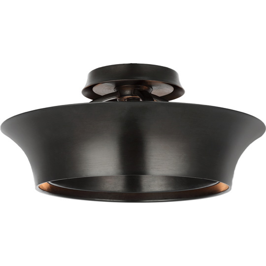 Garland 15" Dual Lit Ring Semi Flush Mount
