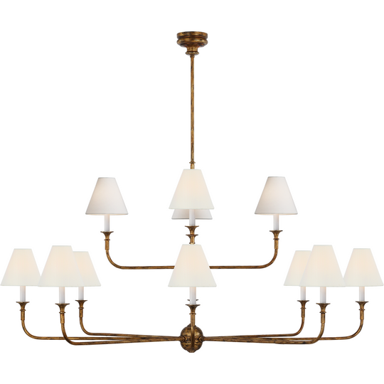 Piaf Grande Two-Tier Chandelier