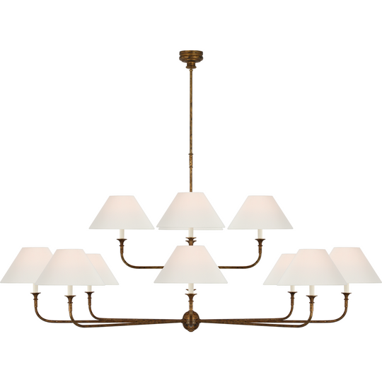 Piaf Oversized Two Tier Chandelier