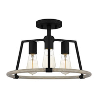 Tippet Semi Flush Mount