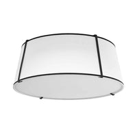 Trapezoid 4-Light Flush Mount