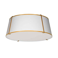 Trapezoid 4-Light Flush Mount