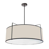 Trapezoid 4-Light Drum Pendant