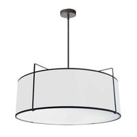 Trapezoid 4-Light Drum Pendant