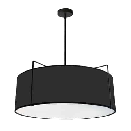 Trapezoid 4-Light Drum Pendant