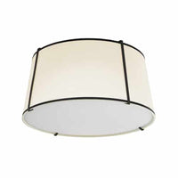 Trapezoid 3-Light Flush Mount