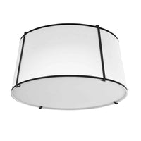 Trapezoid 3-Light Flush Mount
