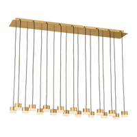 Gable Alabaster 18-Light Chandelier