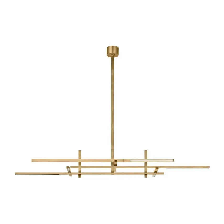 Cityscape Stacked X-Large Linear Chandelier