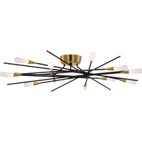 Stellar 40" Radial Semi-Flush Mount