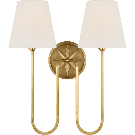 Polaris 17" Double Sconce