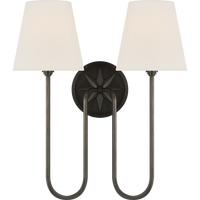 Polaris 17" Double Sconce