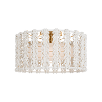 Catania 17" Braided Flush Mount