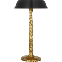 Ilosi 12" Sculpted Rechargeable Table Lamp