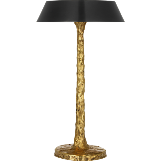 Ilosi 12" Sculpted Rechargeable Table Lamp
